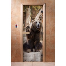 Дверь стеклянная DoorWood Фотопечать 190х70 арт. А061