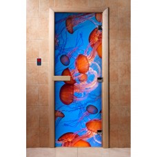 Дверь стеклянная DoorWood Фотопечать 190х70 арт. А088