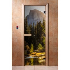 Дверь стеклянная DoorWood Фотопечать 190х70 арт. А090