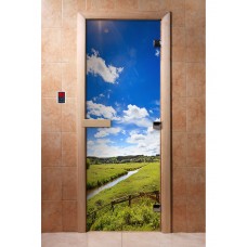 Дверь стеклянная DoorWood Фотопечать 190х70 арт. А092