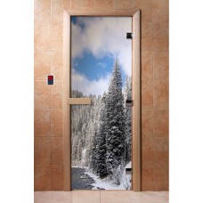 Дверь стеклянная DoorWood Фотопечать 190х70 арт. А095